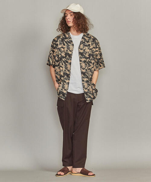 BEAUTY&YOUTH UNITED ARROWS（ビューティーアンドユースユナイテッドアローズ）の「BY ドレーププリント ワイドフォルム オープンカラー シャツ（シャツ/ブラウス・メンズ・ベージュ/ロイヤルブルー/ネイビー・M/L/XL/S）」の10枚目の写真