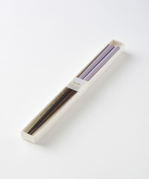 BRUNO（ブルーノ）の「BRUNOカラー角丸箸（カトラリー・レディース・パープル/グレー/グリーン/アイボリー/ブルーグレー/ピンク/ホワイト/パープル系その他・ﾌﾘ-）」の7枚目の写真