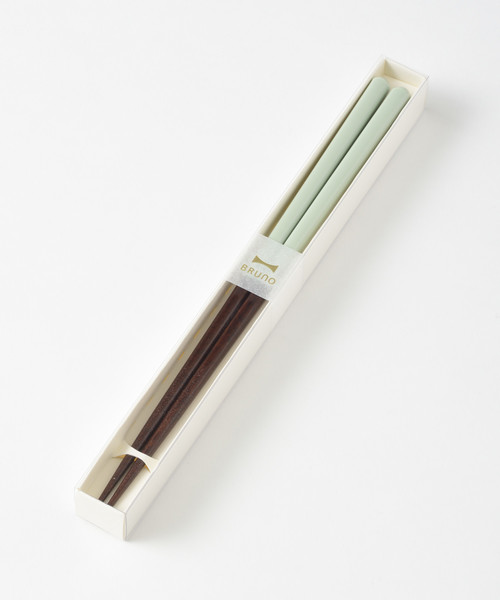 BRUNO（ブルーノ）の「BRUNOカラー角丸箸（カトラリー・レディース・パープル/グレー/グリーン/アイボリー/ブルーグレー/ピンク/ホワイト/パープル系その他・ﾌﾘ-）」の5枚目の写真