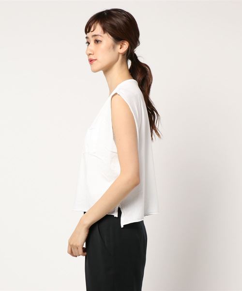 CAL．Berries（カルベリーズ）の「【CAL.Berries / カルベリーズ】 ツイストタンクトップ（タンクトップ・レディース・ホワイト/レッド/グリーン・SMALL）」の11枚目の写真