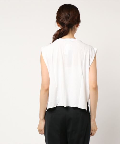 CAL．Berries（カルベリーズ）の「【CAL.Berries / カルベリーズ】 ツイストタンクトップ（タンクトップ・レディース・ホワイト/レッド/グリーン・SMALL）」の7枚目の写真