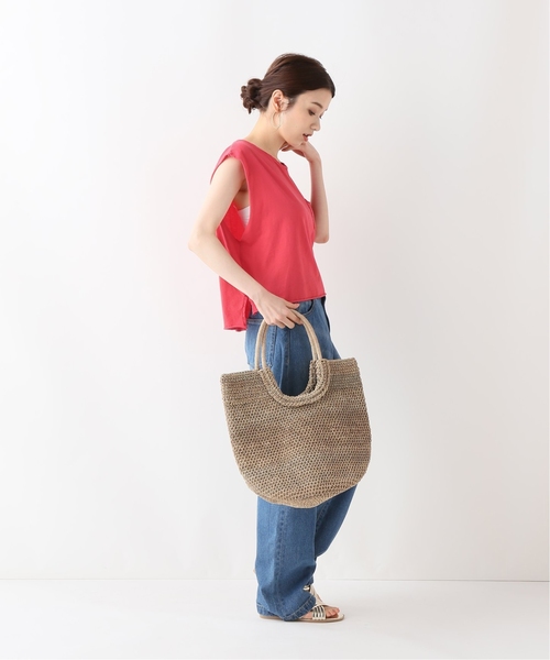 CAL．Berries（カルベリーズ）の「【CAL.Berries / カルベリーズ】 ツイストタンクトップ（タンクトップ・レディース・ホワイト/レッド/グリーン・SMALL）」の12枚目の写真