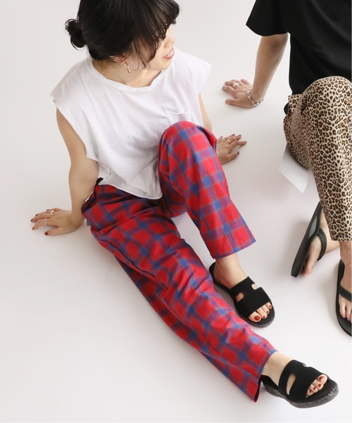 CAL．Berries（カルベリーズ）の「【CAL.Berries / カルベリーズ】 ツイストタンクトップ（タンクトップ・レディース・ホワイト/レッド/グリーン・SMALL）」の16枚目の写真