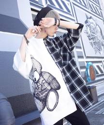 JERZY CHECK MIX MIX CREW & SHIRT/ジャージー チェックミックス クルーネックシャツ
