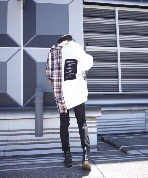 rovtski（ロフトスキー）の「JERZY CHECK MIX MIX CREW & SHIRT/ジャージー チェックミックス クルーネックシャツ（シャツ/ブラウス・レディース・ホワイト×ブラック/ホワイト系その他/ホワイト×イエロー・FREE）」の13枚目の写真