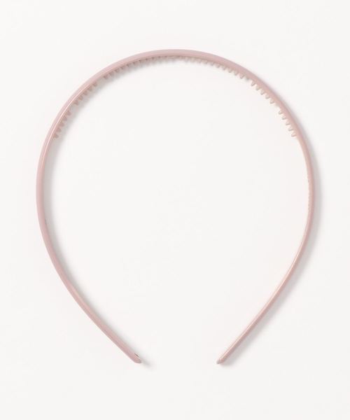 one after another NICE CLAUP（ワンアフターアナザーナイスクラップ）の「つやつやカチューシャ（カチューシャ・レディース・ベージュ/ラベンダー/ピンク・FREE）」の2枚目の写真