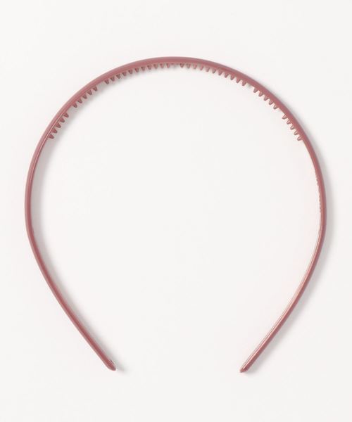 one after another NICE CLAUP（ワンアフターアナザーナイスクラップ）の「つやつやカチューシャ（カチューシャ・レディース・ベージュ/ラベンダー/ピンク・FREE）」の3枚目の写真