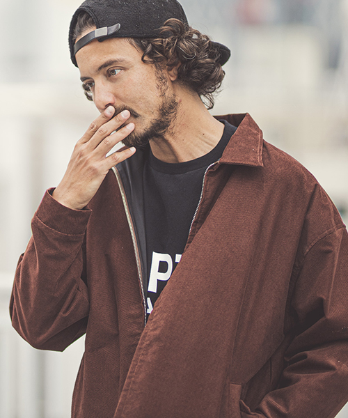 CAMBIO(カンビオ)の「mj6491-Cotton Stretch Jacket ジャケット(ブルゾン)」|ブラウン系その他