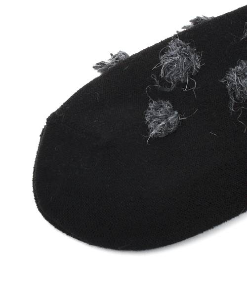 mystic（ミスティック）の「モケモケソックス（ソックス/靴下・レディース・ブラック/グレー/アイボリー・ﾌﾘ-）」の5枚目の写真