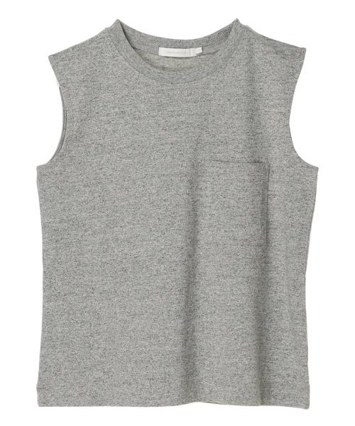 AMERICAN HOLIC（アメリカンホリック）の「ポケット付ノースリーブプルオーバー＊（Tシャツ/カットソー・レディース・オフホワイト/グレー系その他/ブラック/ロイヤルブルー/その他7・L/M）」の6枚目の写真