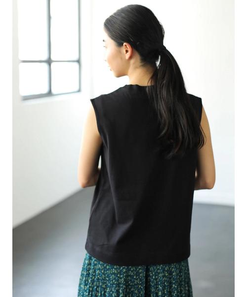 AMERICAN HOLIC（アメリカンホリック）の「ポケット付ノースリーブプルオーバー＊（Tシャツ/カットソー・レディース・オフホワイト/グレー系その他/ブラック/ロイヤルブルー/その他7・L/M）」の15枚目の写真