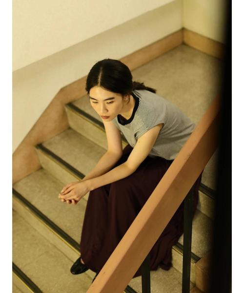 AMERICAN HOLIC（アメリカンホリック）の「ポケット付ノースリーブプルオーバー＊（Tシャツ/カットソー・レディース・オフホワイト/グレー系その他/ブラック/ロイヤルブルー/その他7・L/M）」の10枚目の写真