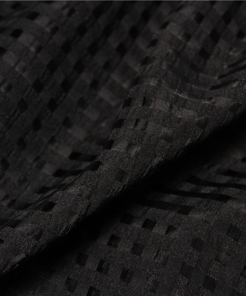 Jewel Changes（ジュエルチェンジズ）の「JOCRD オーガンジーチェック フレア スカート / ひざ丈 / ミディ丈（スカート・レディース・ホワイト/ブラック・フリー）」の10枚目の写真