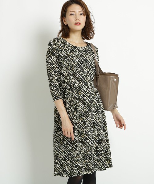 通販売 セール L 洗える クロスチェックワンピース ワンピース Coup De Chance クードシャンス のファッション 正規直輸入品 Arenatheatre Net