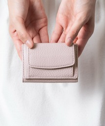 MURA(ムラ)のイタリアン/フルグレイン シュリンク レザー スキミング防止 ミニ財布 三つ折り財布(財布)