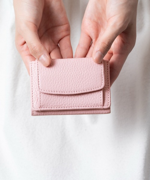 MURA(ムラ)の「イタリアン/フルグレイン シュリンク レザー スキミング防止 ミニ財布 三つ折り財布(財布・レディース・ブラック/グレー/イエロー/オレンジ/グリーン/イエロー系その他/ブラウン系その他/ピンク系その他2/ブルー系その他/グリーン系その他/ピンク系その他/ブルー系その他2・FREE)」の12枚目の写真