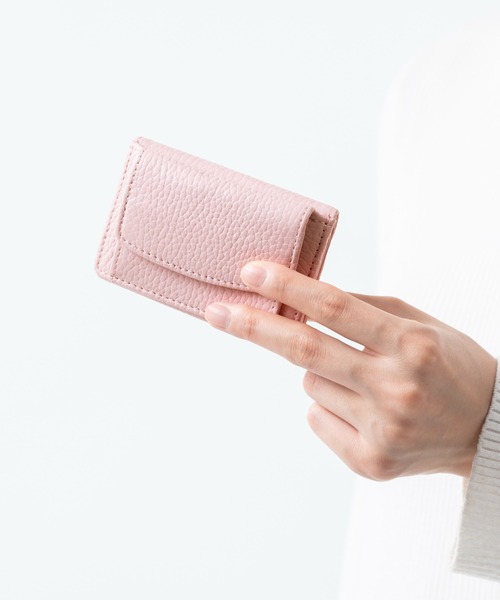 MURA(ムラ)の「イタリアン/フルグレイン シュリンク レザー スキミング防止 ミニ財布 三つ折り財布(財布・レディース・ブラック/グレー/イエロー/オレンジ/グリーン/イエロー系その他/ブラウン系その他/ピンク系その他2/ブルー系その他/グリーン系その他/ピンク系その他/ブルー系その他2・FREE)」の13枚目の写真