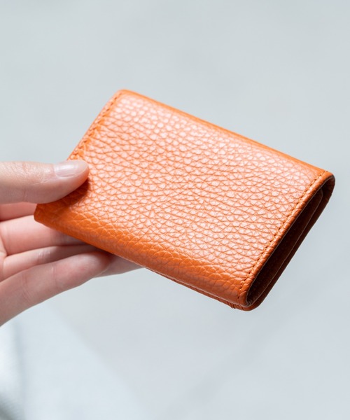 MURA(ムラ)の「イタリアン/フルグレイン シュリンク レザー スキミング防止 ミニ財布 三つ折り財布(財布・レディース・ブラック/グレー/イエロー/オレンジ/グリーン/イエロー系その他/ブラウン系その他/ピンク系その他2/ブルー系その他/グリーン系その他/ピンク系その他/ブルー系その他2・FREE)」の17枚目の写真