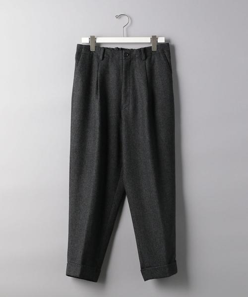 EN ROUTE（アンルート）の「＜EN ROUTE（アンルート）＞ フランネル 1プリーツ テーパード（その他パンツ・メンズ・ダークグレー/ブラック・1/2/3）」の2枚目の写真