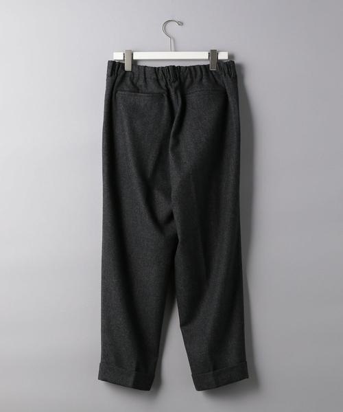 EN ROUTE（アンルート）の「＜EN ROUTE（アンルート）＞ フランネル 1プリーツ テーパード（その他パンツ・メンズ・ダークグレー/ブラック・1/2/3）」の10枚目の写真