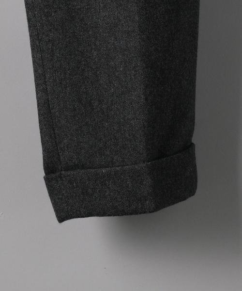 EN ROUTE（アンルート）の「＜EN ROUTE（アンルート）＞ フランネル 1プリーツ テーパード（その他パンツ・メンズ・ダークグレー/ブラック・1/2/3）」の6枚目の写真