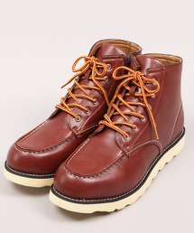 ８(eight)（エイト）の「PUレザー ワークブーツ スウェードレザー（ブーツ）」