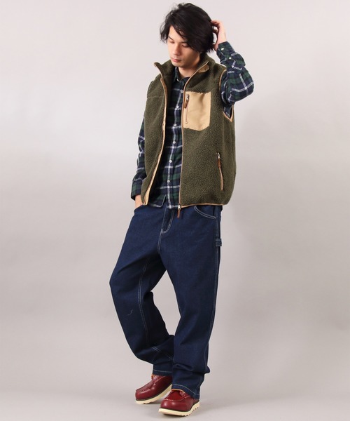 ８(eight)（エイト）の「PUレザー ワークブーツ スウェードレザー（ブーツ・メンズ・ブラック/ブラウン系その他/ブラウン系その他2・25.5cm/26.5cm/26.0cm/27.0cm/28.0cm/25.0cm）」の6枚目の写真