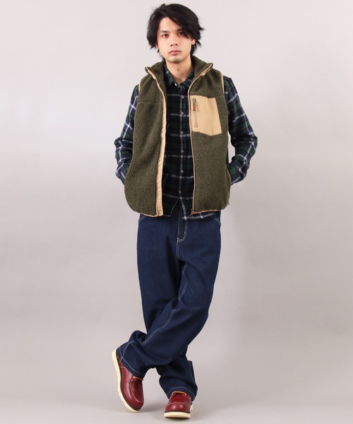 ８(eight)（エイト）の「PUレザー ワークブーツ スウェードレザー（ブーツ・メンズ・ブラック/ブラウン系その他/ブラウン系その他2・25.5cm/26.5cm/26.0cm/27.0cm/28.0cm/25.0cm）」の7枚目の写真