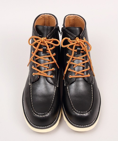８(eight)（エイト）の「PUレザー ワークブーツ スウェードレザー（ブーツ・メンズ・ブラック/ブラウン系その他/ブラウン系その他2・25.5cm/26.5cm/26.0cm/27.0cm/28.0cm/25.0cm）」の10枚目の写真