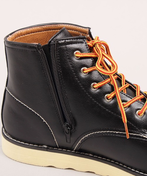 ８(eight)（エイト）の「PUレザー ワークブーツ スウェードレザー（ブーツ・メンズ・ブラック/ブラウン系その他/ブラウン系その他2・25.5cm/26.5cm/26.0cm/27.0cm/28.0cm/25.0cm）」の21枚目の写真