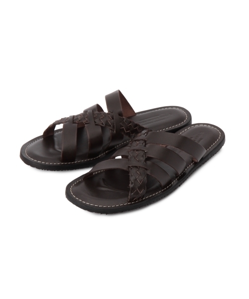 green label relaxing（グリーンレーベルリラクシング）の「GLR MESH 3STRAP サンダル（サンダル・メンズ・ブラウン/ダークブラウン/ブラック・SMALL/MEDIUM/X-LARGE/LARGE）」の2枚目の写真