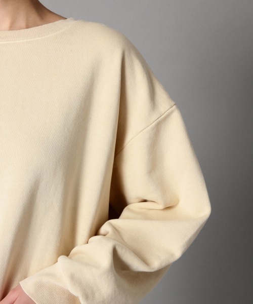 LOWRYS FARM（ローリーズファーム）の「ピグメントウラケＢＩＧプルオーバー　867024（スウェット・レディース・チャコールグレー/ベージュ/グリーン/パープル・FREE）」の14枚目の写真