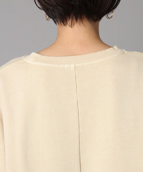 LOWRYS FARM（ローリーズファーム）の「ピグメントウラケＢＩＧプルオーバー　867024（スウェット・レディース・チャコールグレー/ベージュ/グリーン/パープル・FREE）」の11枚目の写真