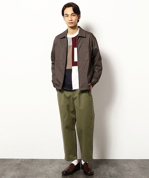 COMME　CA COMMUNE（コムサコミューン）の「ジップ　ブルゾン（ブルゾン・メンズ・キャメル/チェック・MEDIUM/LARGE）」の14枚目の写真