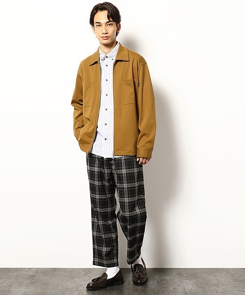 COMME　CA COMMUNE（コムサコミューン）の「ジップ　ブルゾン（ブルゾン・メンズ・キャメル/チェック・MEDIUM/LARGE）」の13枚目の写真