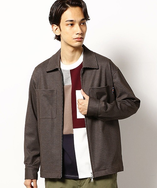 COMME　CA COMMUNE（コムサコミューン）の「ジップ　ブルゾン（ブルゾン・メンズ・キャメル/チェック・MEDIUM/LARGE）」の12枚目の写真