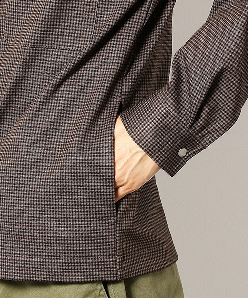 COMME　CA COMMUNE（コムサコミューン）の「ジップ　ブルゾン（ブルゾン・メンズ・キャメル/チェック・MEDIUM/LARGE）」の7枚目の写真