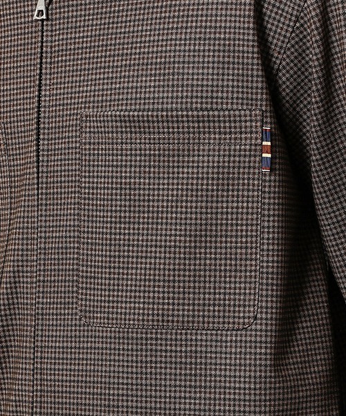 COMME　CA COMMUNE（コムサコミューン）の「ジップ　ブルゾン（ブルゾン・メンズ・キャメル/チェック・MEDIUM/LARGE）」の5枚目の写真