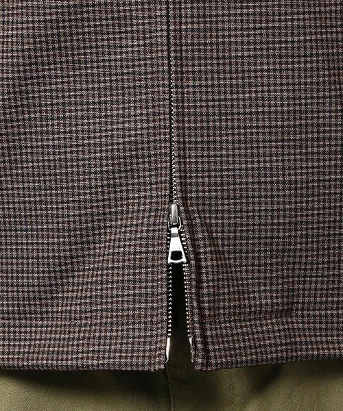COMME　CA COMMUNE（コムサコミューン）の「ジップ　ブルゾン（ブルゾン・メンズ・キャメル/チェック・MEDIUM/LARGE）」の4枚目の写真