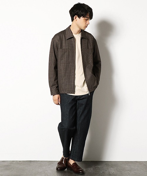 COMME　CA COMMUNE（コムサコミューン）の「ジップ　ブルゾン（ブルゾン・メンズ・キャメル/チェック・MEDIUM/LARGE）」の15枚目の写真