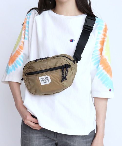 FREDRIK PACKERS(フレドリックパッカーズ)の「∴【FREDRIK PACKERS/フレドリックパッカーズ】210D ELLIPSE HIP PACK(ボディバッグ/ウエストポーチ・レディース・カーキ/ネイビー/ブラック・FREE)」の9枚目の写真