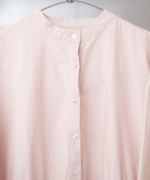 anown(アノン)の「バンドカラーゆるシャツワンピース【ファッションインフルエンサー MAYUKO×anown 限定コラボ】(シャツワンピース・レディース・ホワイト/ベージュ/ブルー・FREE)」の13枚目の写真