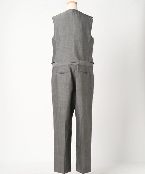 ADAM ET ROPE'（アダムエロペ）の「【ilk ADAM ET ROPE'】Poplin Smoking Combinaison（つなぎ/オールインワン・レディース・チャコールグレー・38/42）」の12枚目の写真