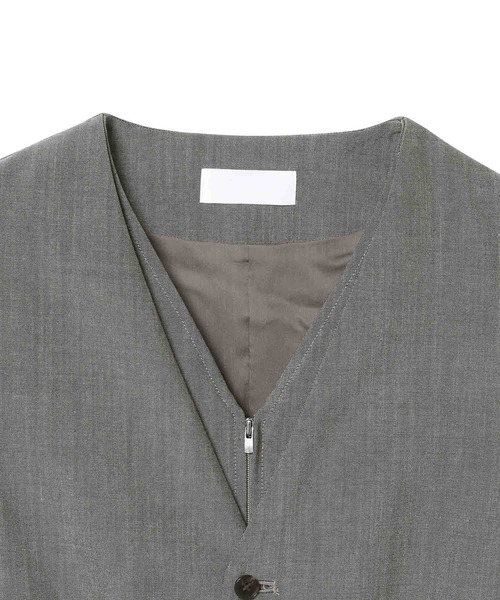 ADAM ET ROPE'（アダムエロペ）の「【ilk ADAM ET ROPE'】Poplin Smoking Combinaison（つなぎ/オールインワン・レディース・チャコールグレー・38/42）」の7枚目の写真