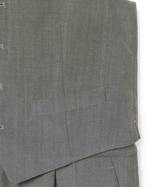 ADAM ET ROPE'（アダムエロペ）の「【ilk ADAM ET ROPE'】Poplin Smoking Combinaison（つなぎ/オールインワン・レディース・チャコールグレー・38/42）」の9枚目の写真