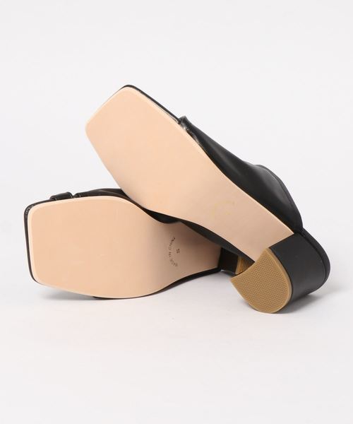 KOBE LETTUCE（コウベレタス）の「ソフトタッチトングチャンキーサンダル（サンダル・レディース・ブラック/アイボリー/キャメル・LL/S/M/L）」の9枚目の写真