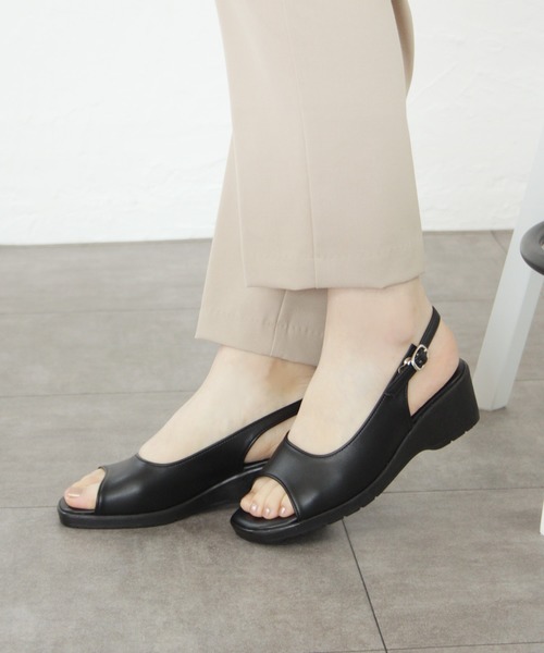 Grandfleur グランドフルール の 日本製 オフィスサンダル バックバンド サンダル Wear