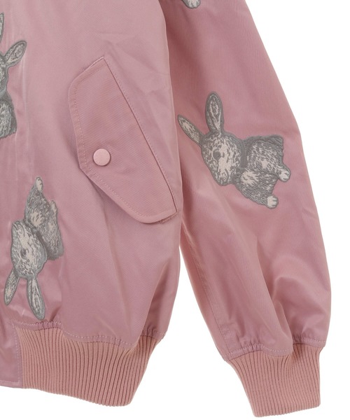 Candy Stripper（キャンディストリッパー）の「MISSING YOU…BUNNY MA-1（MA-1・レディース・ピンク/ブラック・1/2）」の7枚目の写真