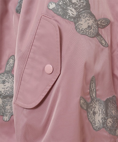 Candy Stripper（キャンディストリッパー）の「MISSING YOU…BUNNY MA-1（MA-1・レディース・ピンク/ブラック・1/2）」の8枚目の写真