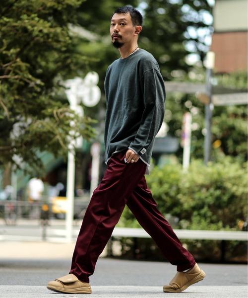 JOURNAL STANDARD relume（ジャーナルスタンダード　レリューム）の「HAMILTON WOOL 100% ハイゲージニット（ニット/セーター・メンズ・ライトグレー/ブルー/グリーン・MEDIUM/LARGE）」の4枚目の写真